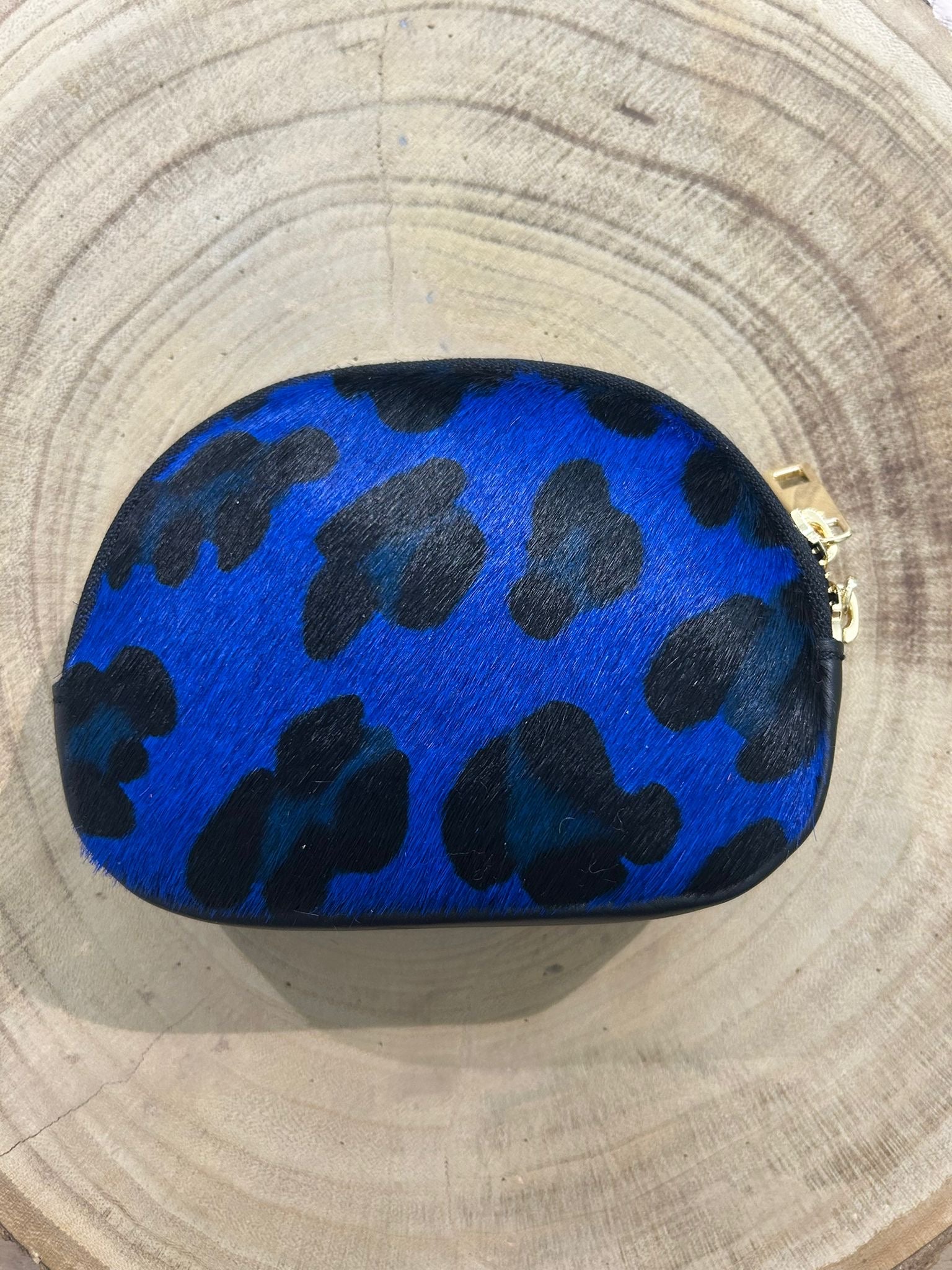 CARTERA PIEL PRINT AZUL