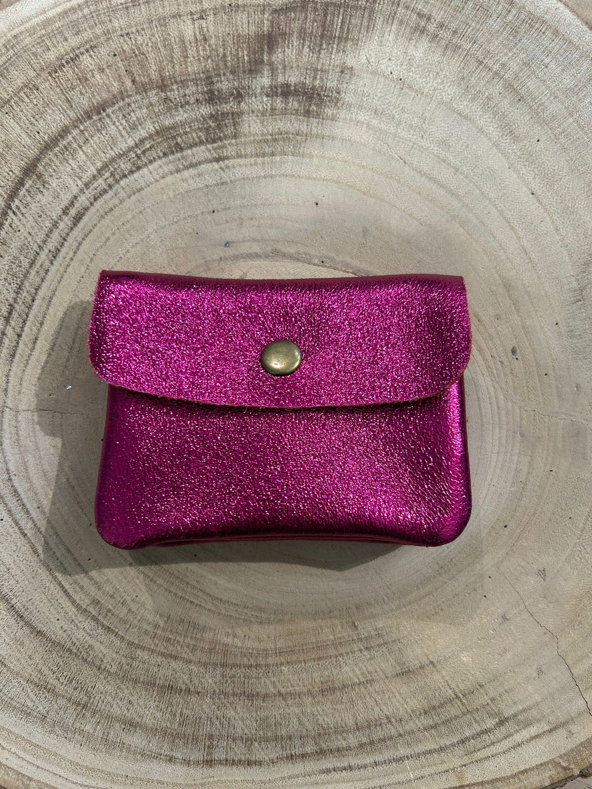 CARTERA PIEL FUCSIA