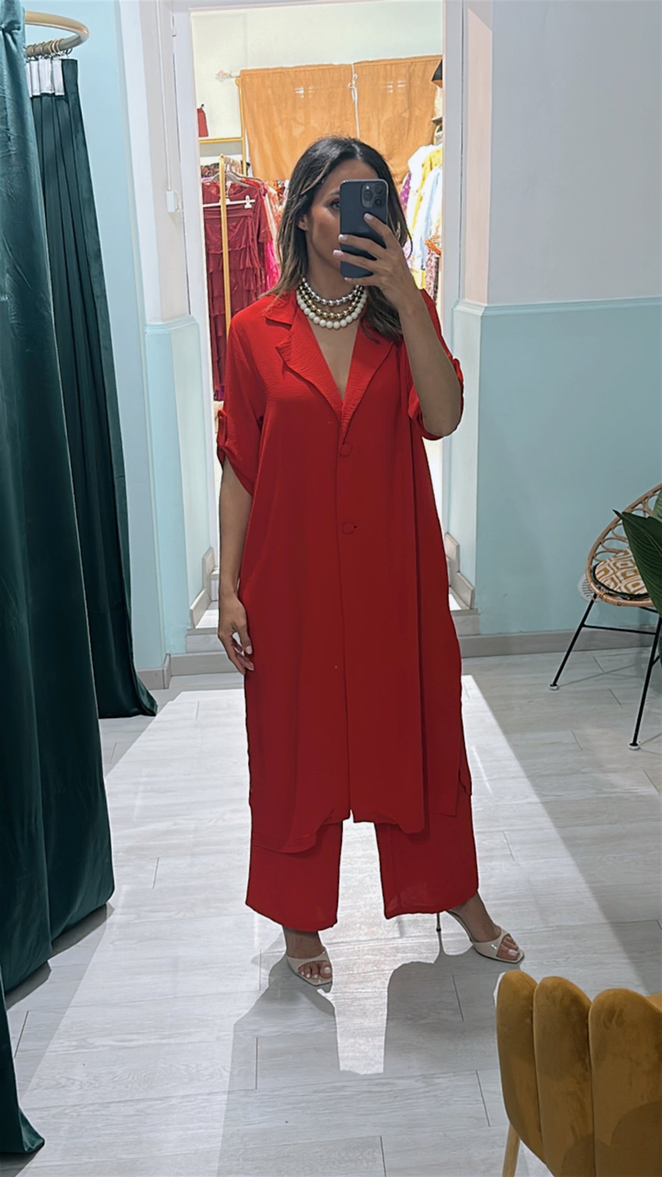 Conjunto Graciela rojo