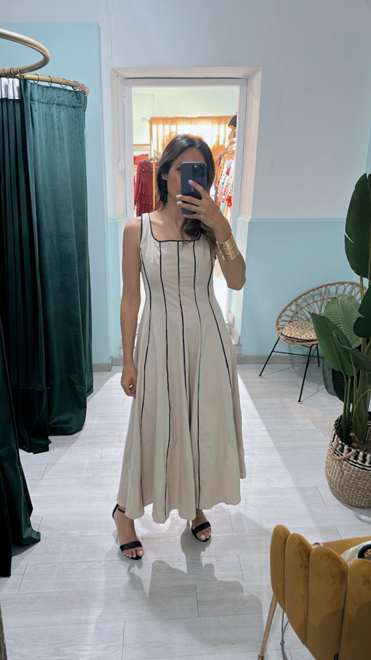 Vestido isidora beige